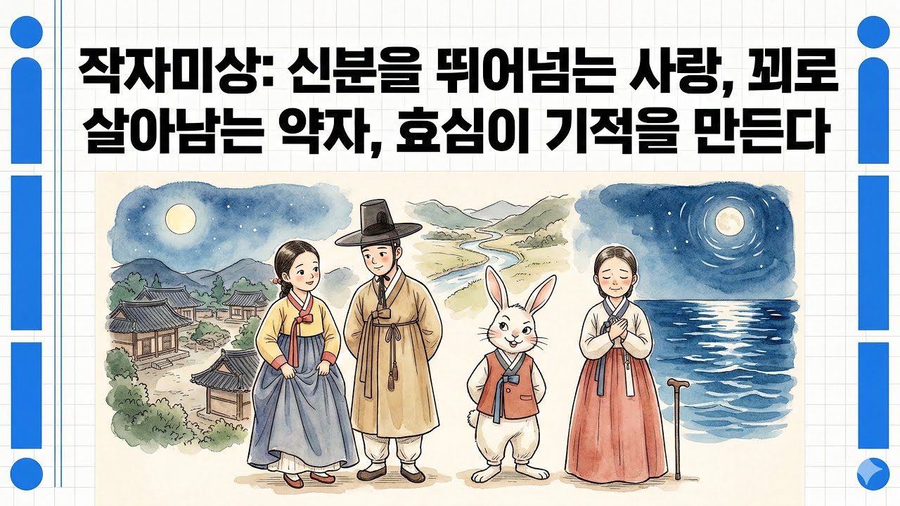 [일당백] 춘향전 토끼전 심청전 (Korean Classic Tales · 배경지식·인포그래픽·책 분석)