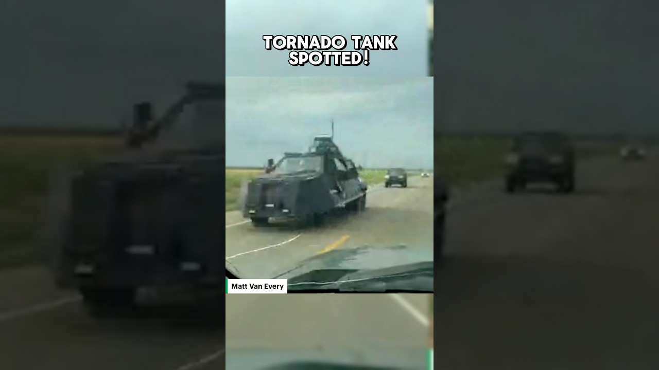 Intercepting the Tornado Tank in the wild! #tornado #dominator #stormchase #stormchasing #reedtimmer