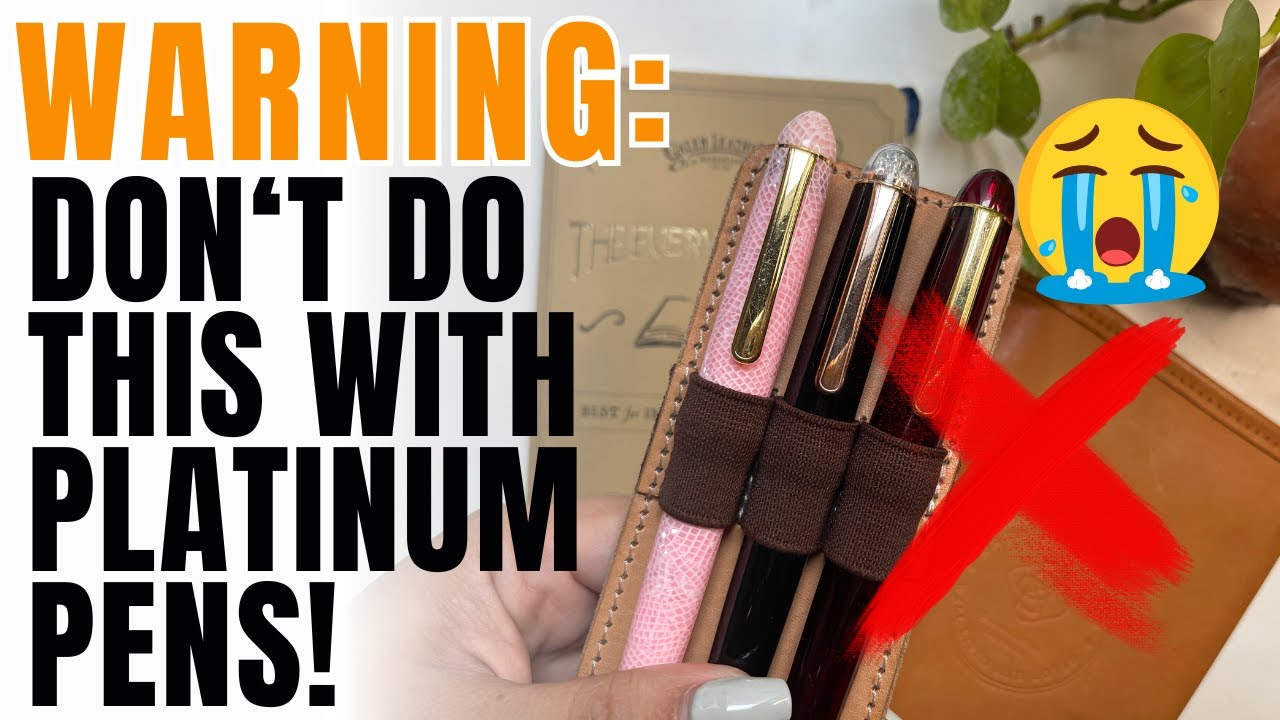 ⚠️ ВНИМАНИЕ: НЕ ДЕЛАЙТЕ ЭТОГО с ручками Platinum 3776✒️ | 🚫 ОБЯЗАТЕЛЬНО К ПРОСМОТРУ новичкам! 😭 #...