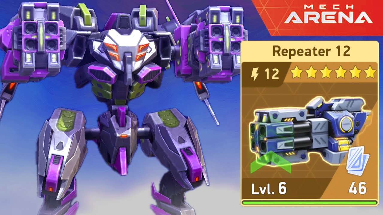 The Ultimate Wide Attack! Eclipse + Repeater Takes Down Everything! 😲💥 Mech Arena