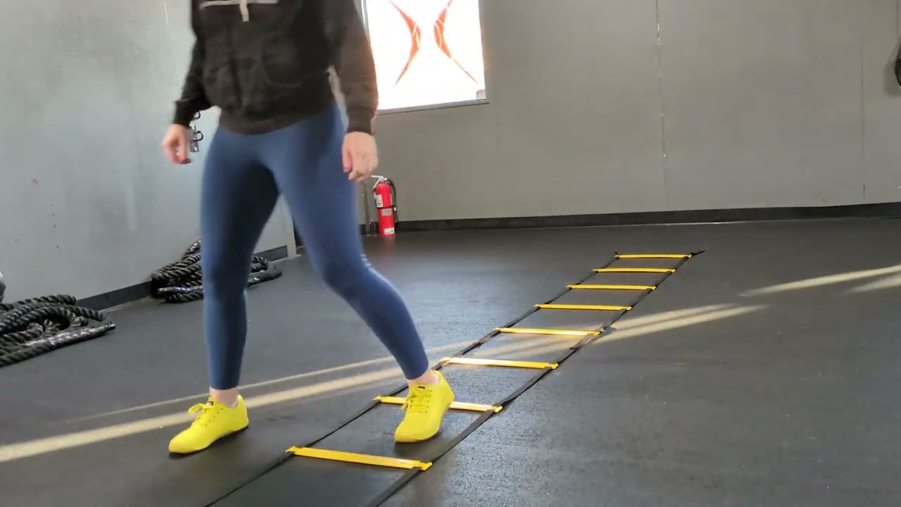 Simple Agility Ladder Drills - SLOW AND EASY TO FOLLOW