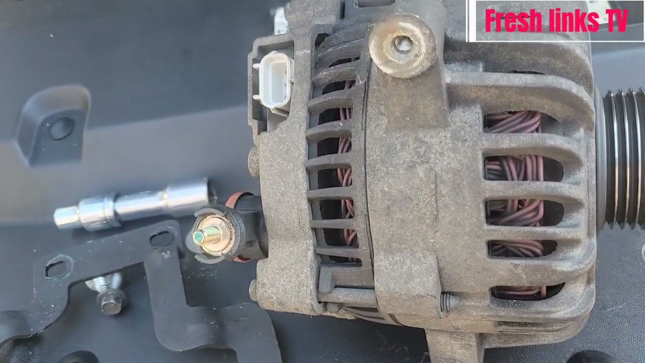 Replacing  Alternator from A 5.4 L V8 Engine.