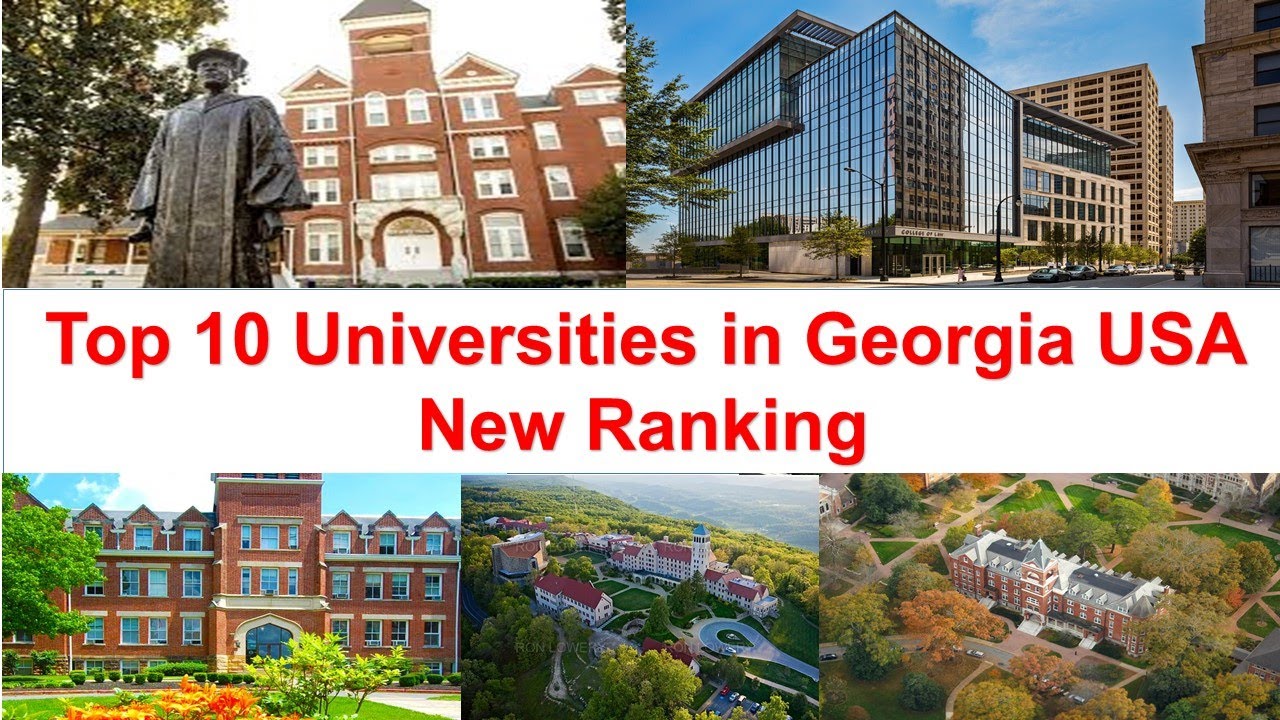 Top 10 Universities in Georgia USA New Ranking | Georgia State University Ranking