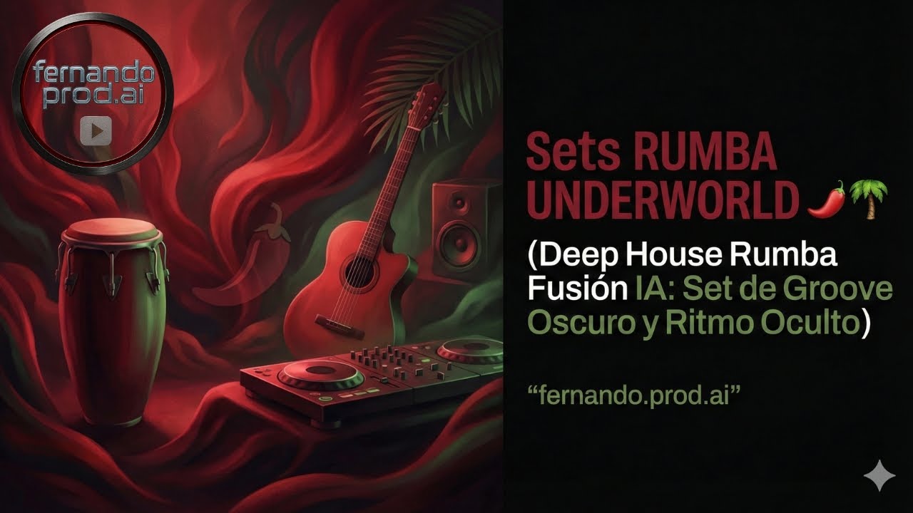 RUMBA UNDERWORLD 🌶️Deep House Rumba Fusión  Sets #1 de Groove Oscuro y Ritmo Oculto fernandoprodai