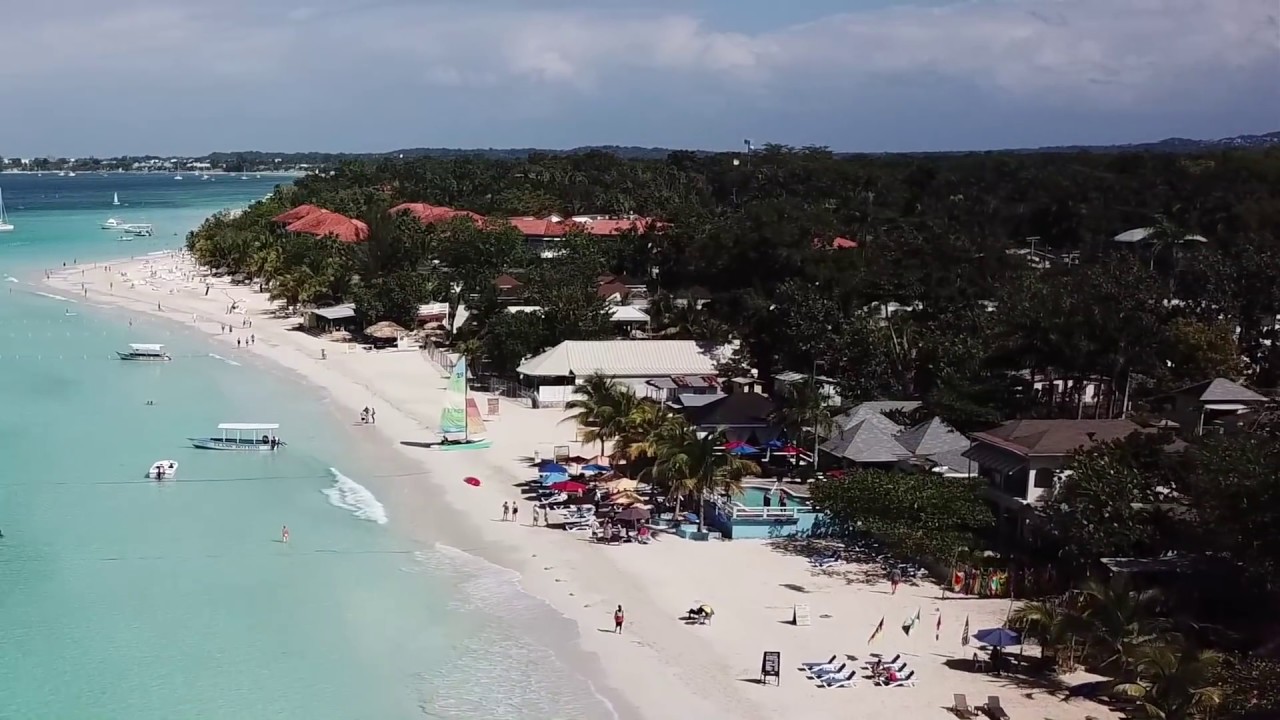 Negril Jamaica 7 Mile Beach by Air (Mavic Pro Drone)