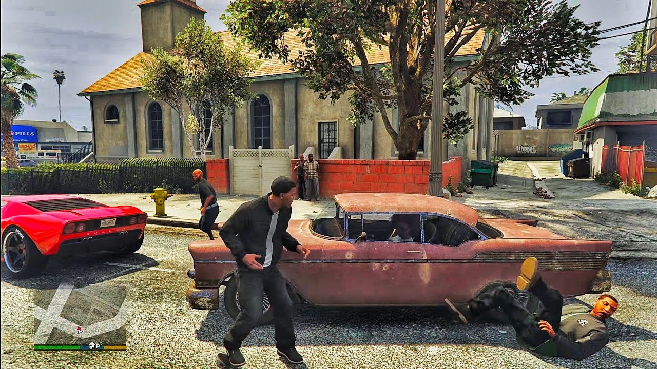 Grand Theft Auto V PS5 Free-roam Gameplay #1724