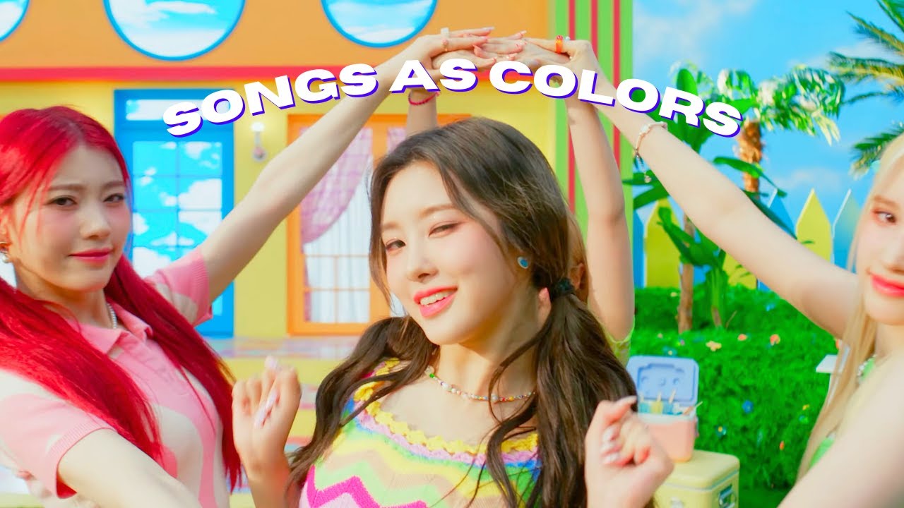 kpop songs as colors
