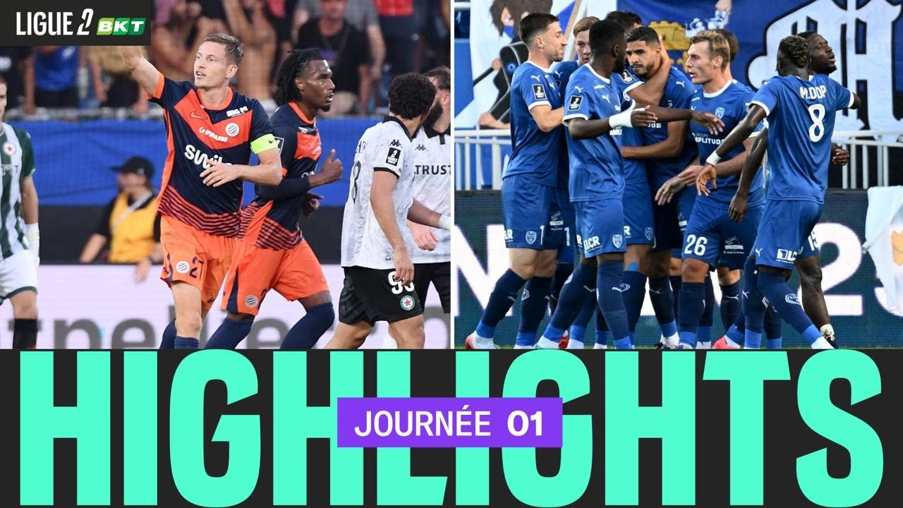 Résumé 1ère journée - Ligue 2 BKT 25/26