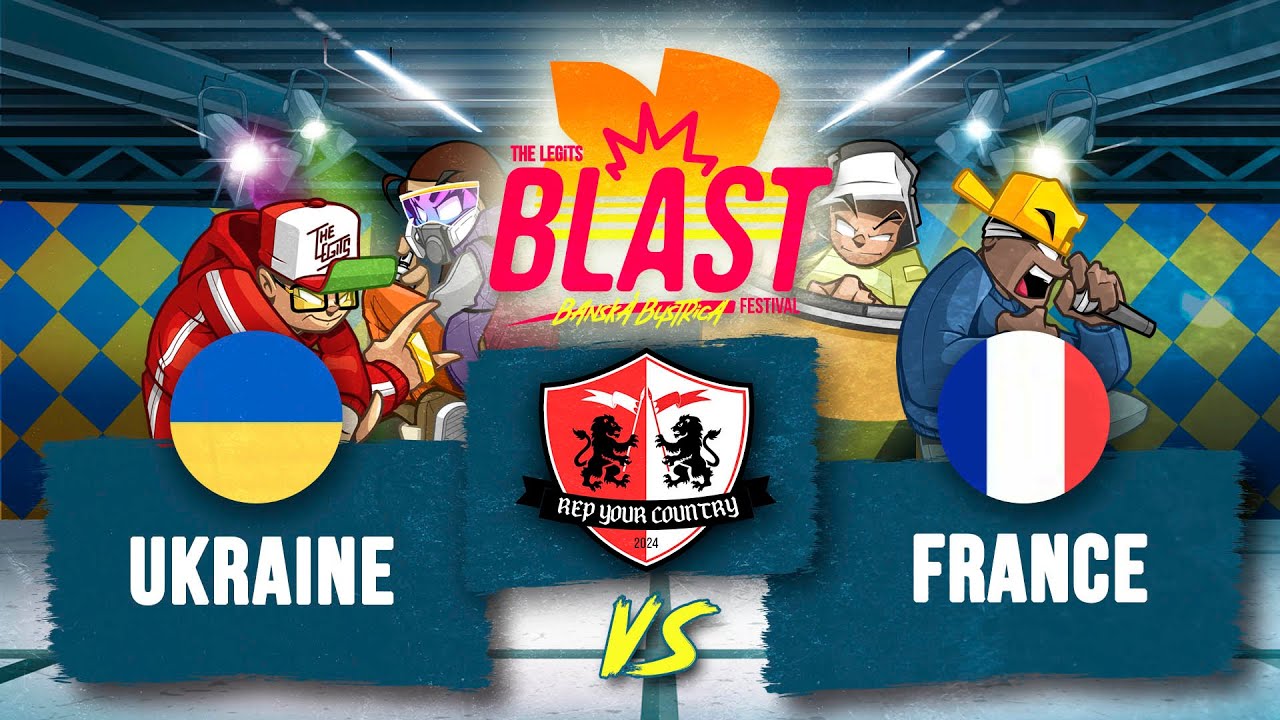 Ukraine vs France I Rep Your Country Final  I The Legits Blast 2024