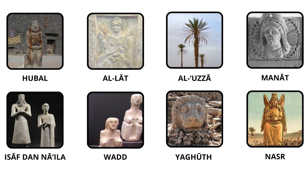Semua Berhala yang Disembah Bangsa Arab Sebelum Islam Dijelaskan dalam 7 Menit! 🗿