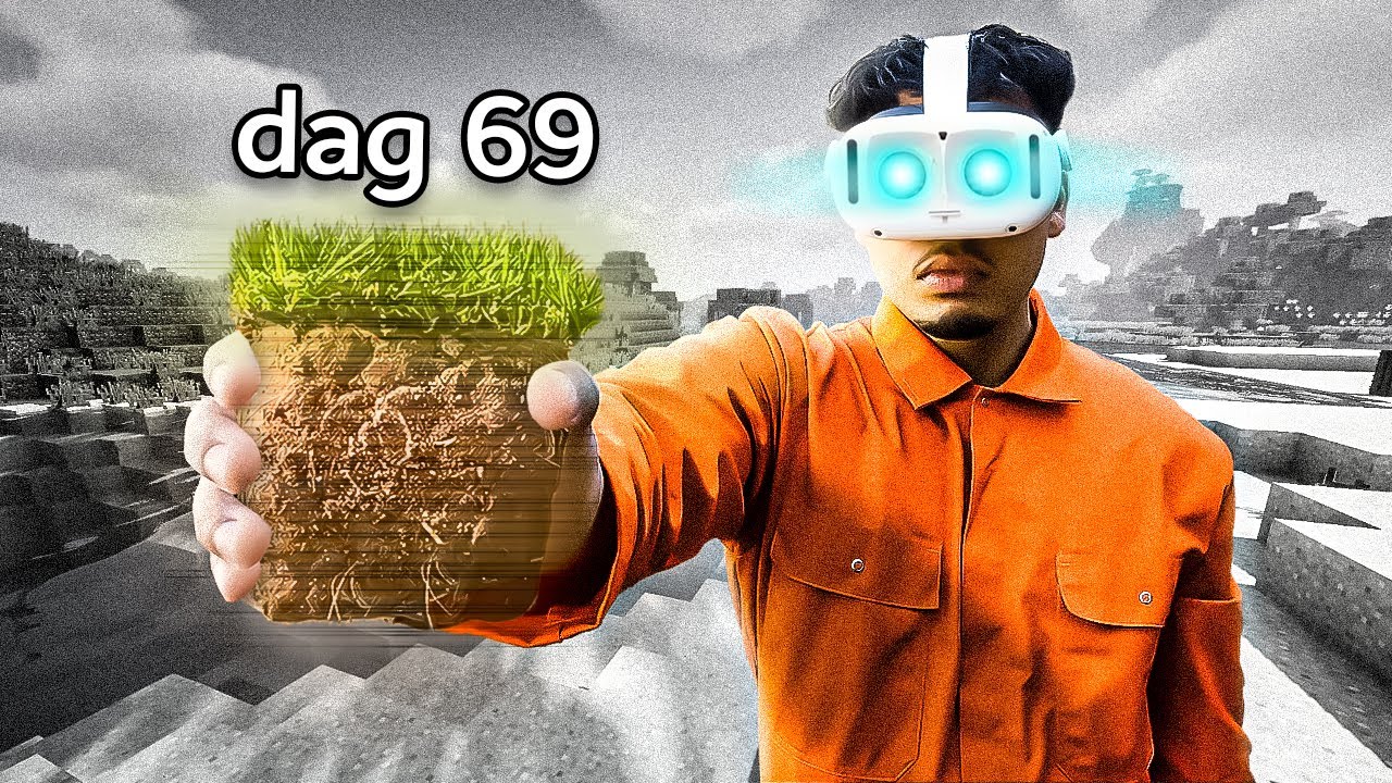 Ik Overleefde 100 Dagen In Real Life Minecraft!