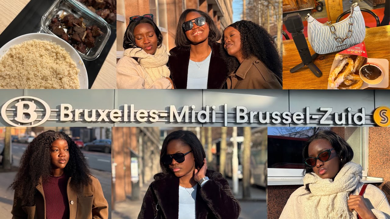 Vlog~Bruxelles 🇧🇪 : Travail + Paris__Bruxelles + Église.	