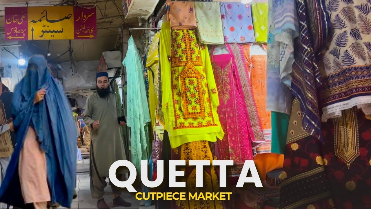 🇵🇰Quetta's AMAZING Cut Piece Market tour |Shabnam Market Quetta | 4k video | Haya vlog