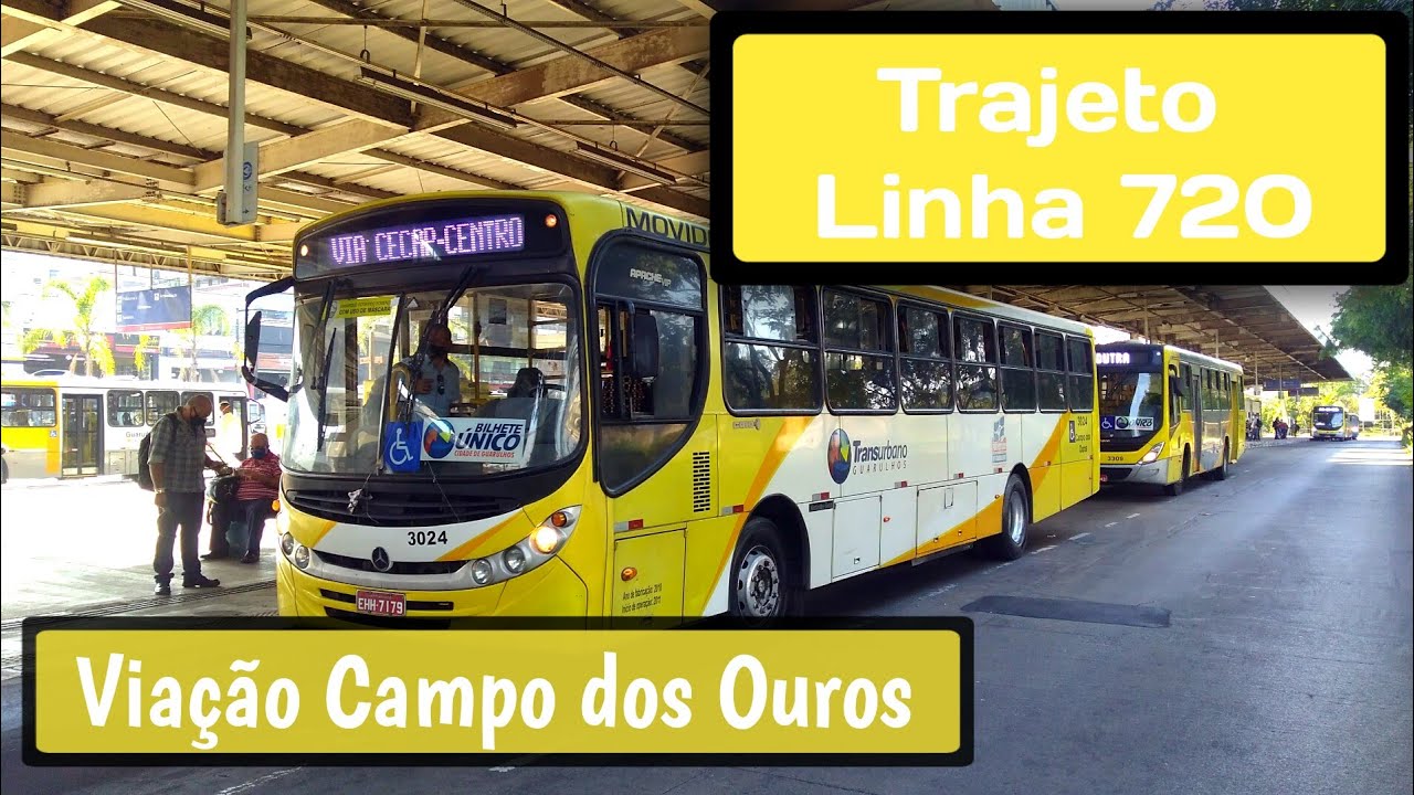 Trajeto da Linha 720 - Viação Campo dos Ouros (com: Samuel Andrade⭐) (Completo)