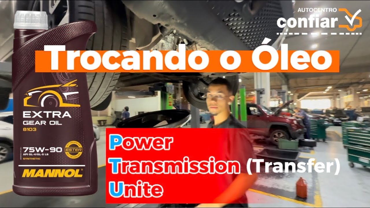 TROCANDO O ÓLEO DA PTU - Power Transmission (Transfer) Unit. Jeep Compass 4X4.