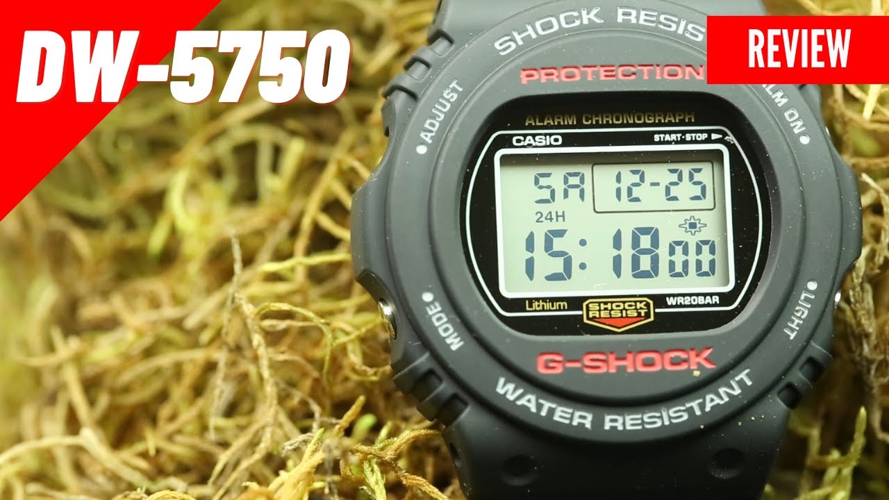 DW 5750 - Um G-Shock pra Deixar de Ser Quadrado...