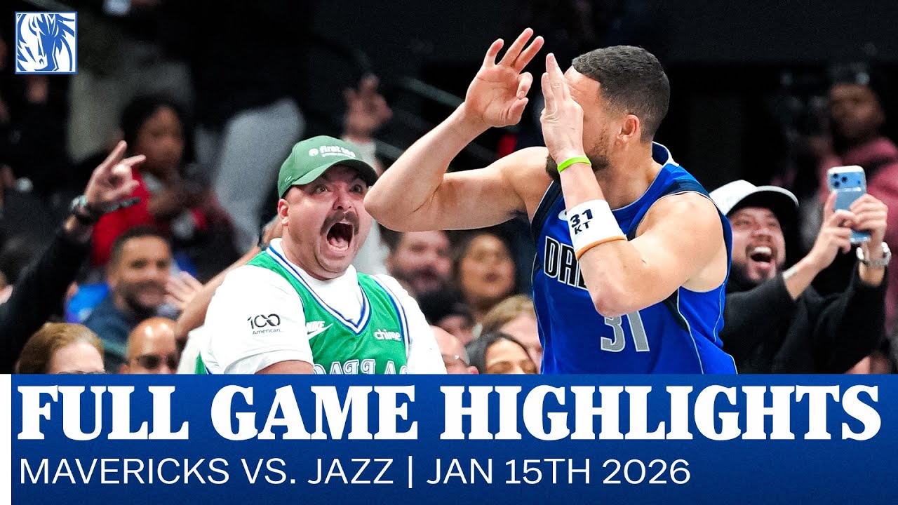 Mavericks Highlights vs. Utah Jazz | January 15, 2026