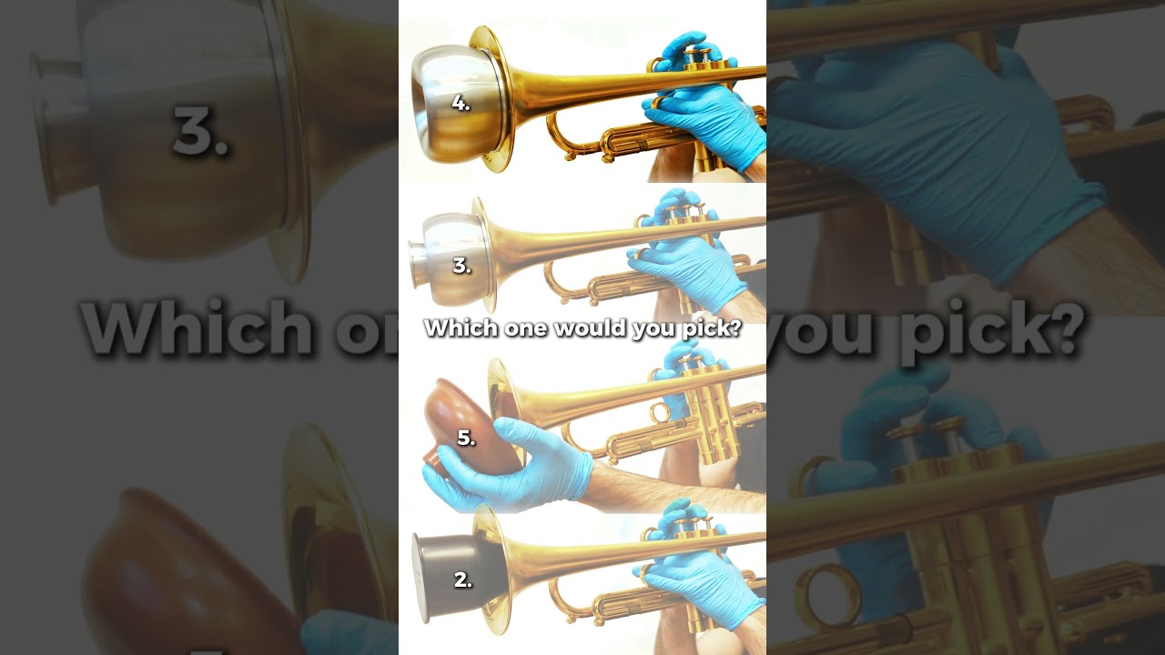You can only Choose 1 trumpet mute (sordino) Which one would it be? LET ME KNOW WHAT YOU THINK 👇