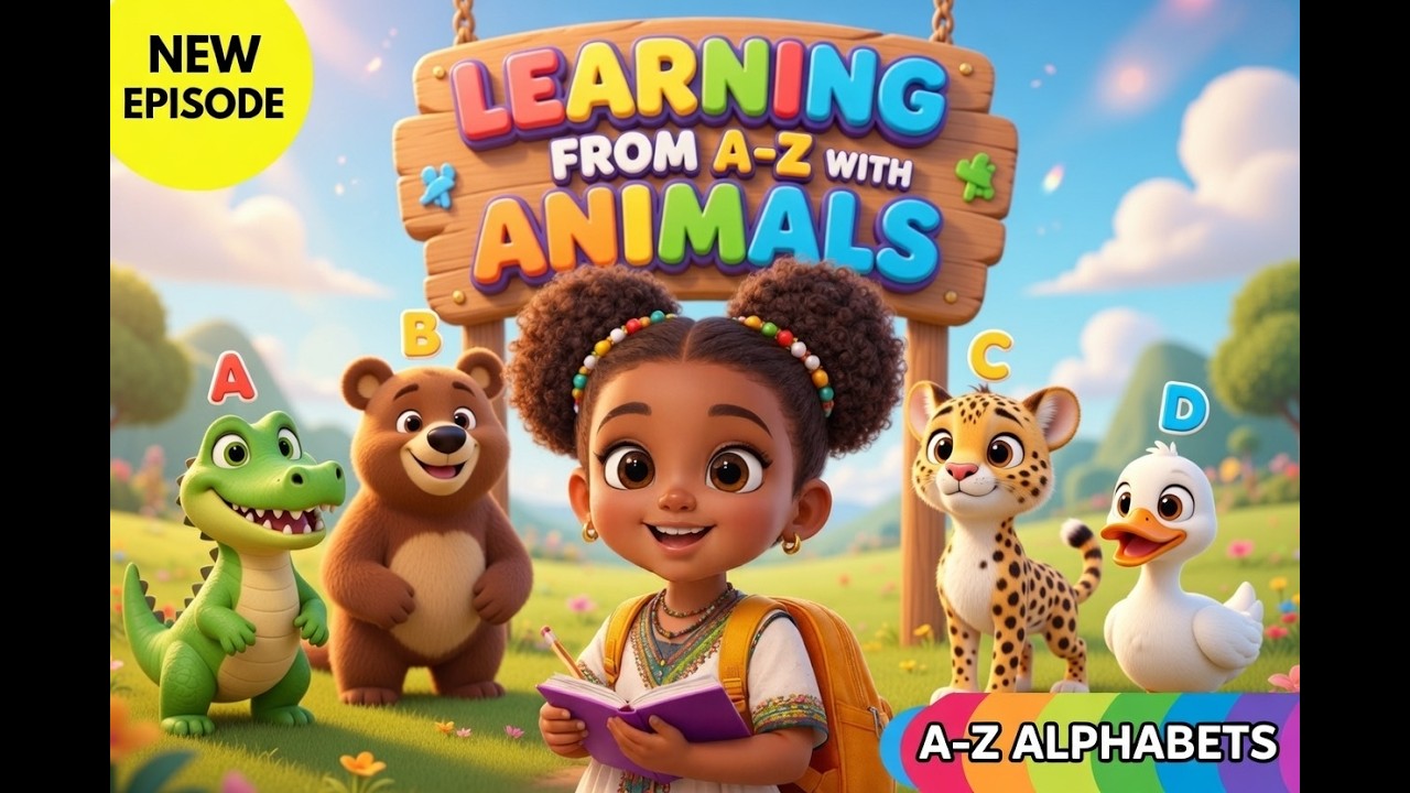 Learn ABC A–Z | Fun Alphabet Adventure for Kids | Phonics, Letter Sounds & Words |Preschool Learning