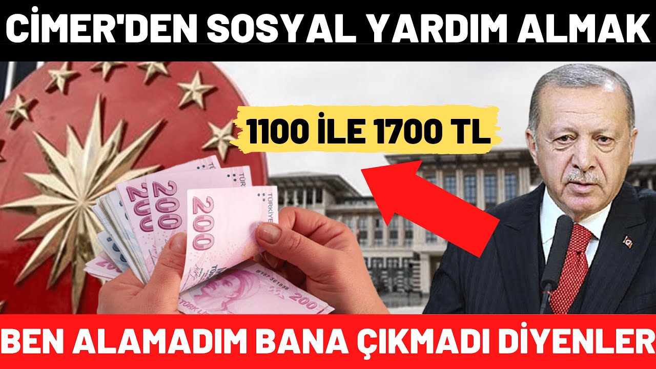 2022 'DE SOSYAL YARDIM PARASI ALMAYAN KALMASIN.