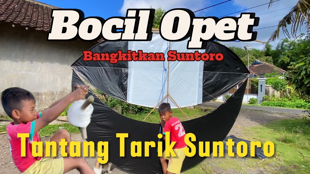 SI OPET TARIK LAYANGAN SUNTORO SENDIRIAN , BERANI SEKALI !!!