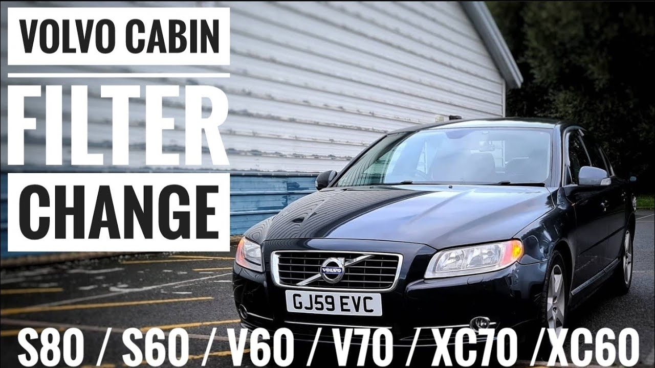 P3 Volvo Cabin Filter Change - S80 / S60 / V70 / XC70 / XC60