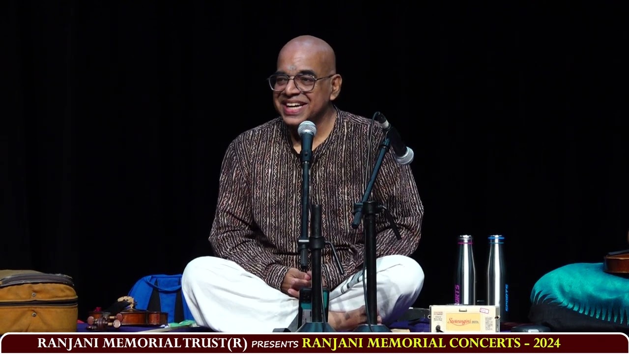 Ranjani Memorial Trust Concert Series - 2024 - Lec Dem by Dr. Sriram Parashuram