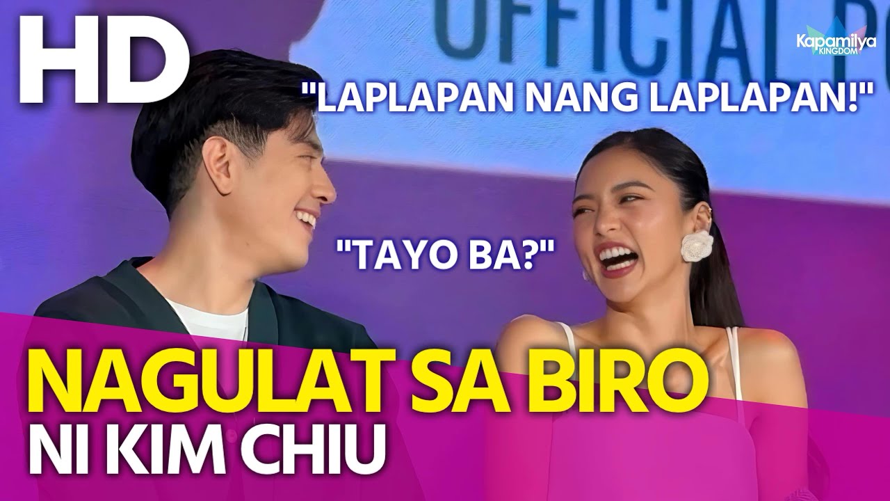 Paulo Avelino, nagulat sa biro ni Kim Chiu sa poster reveal ng “My Love Will Make You Disappear”