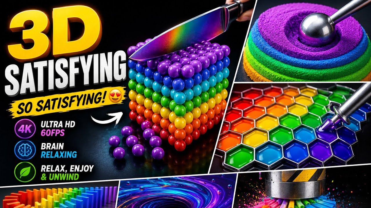 3D Satisfying Animation Compilation!