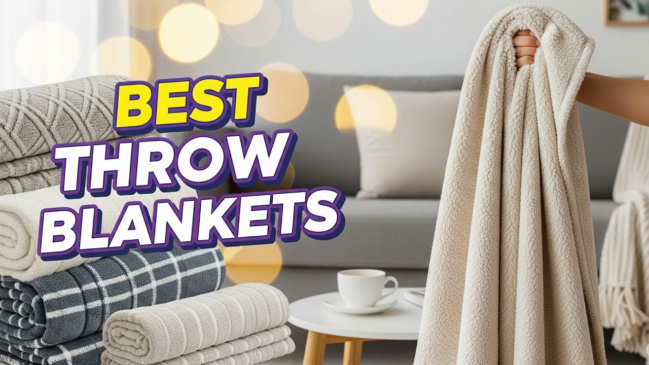 TOP 5 Best Throw Blankets 2026 | cheap throw blankets