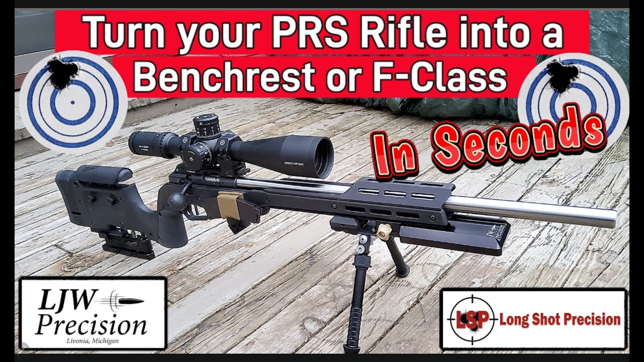 Turn your PRS Rifle into a Benchrest or F-Class Competition Rifle.