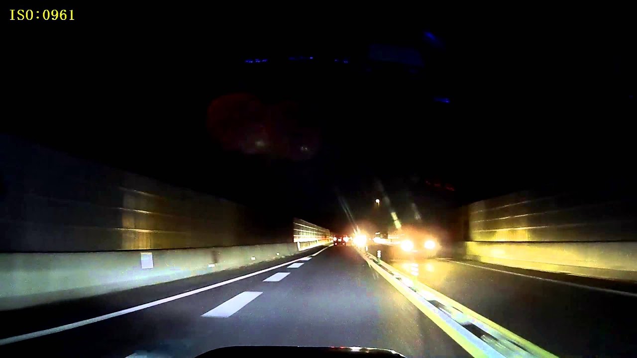 はわいの道の駅からアストロ米子店まで(LS460W夜動画)