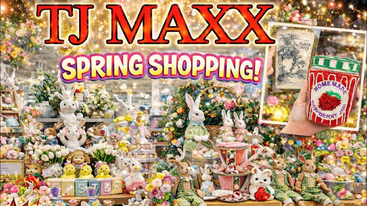 🌼CUTEST SPRING DECOR @ TJ MAXX RIGHT NOW! &ldquo;NEW&rdquo; FINDS! 