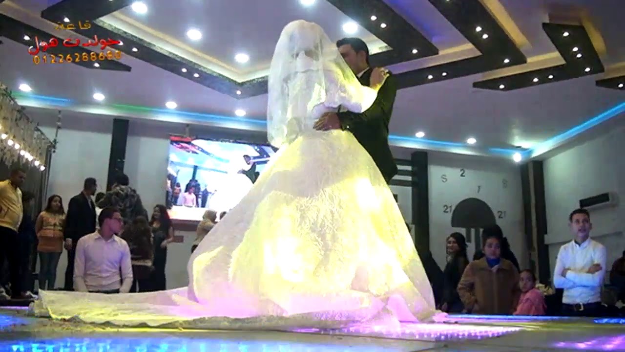 قاعه جولدن هول| أفراح عائلات عسكر|  أحلى رقصه أسلو لاحلى عروسين