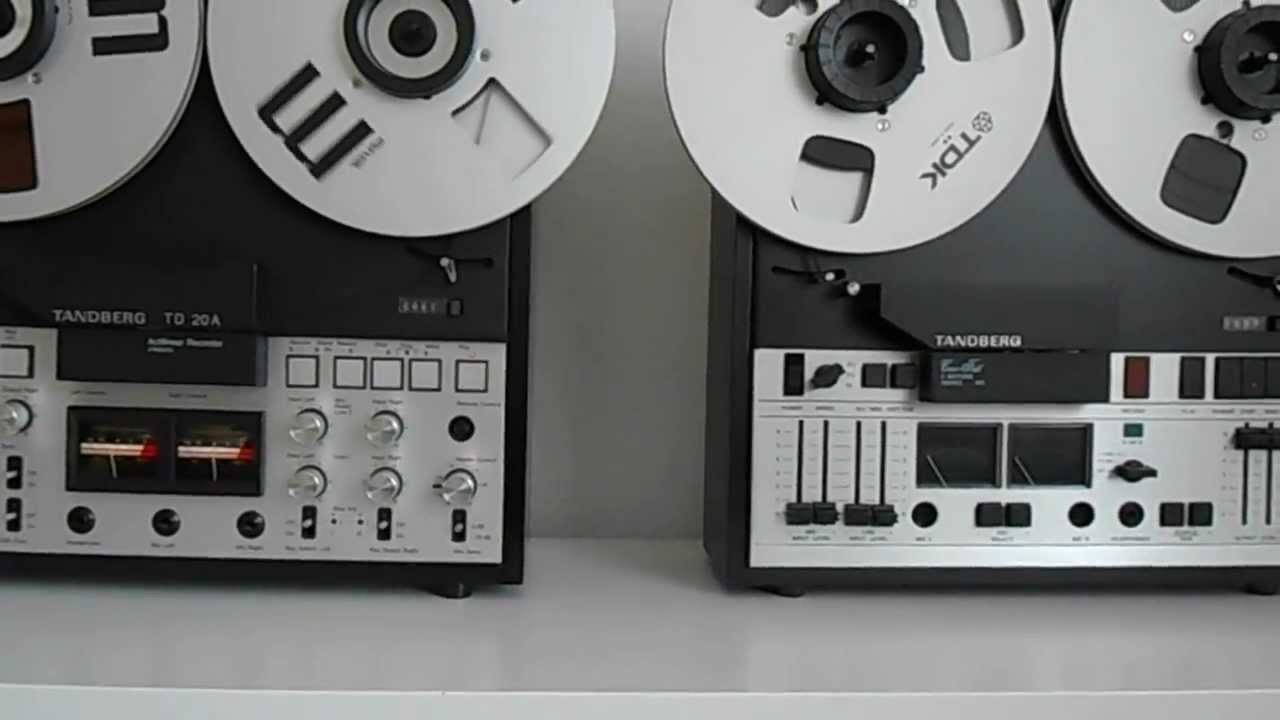 Tandberg TD 20 A and 10X reel to reel recorder