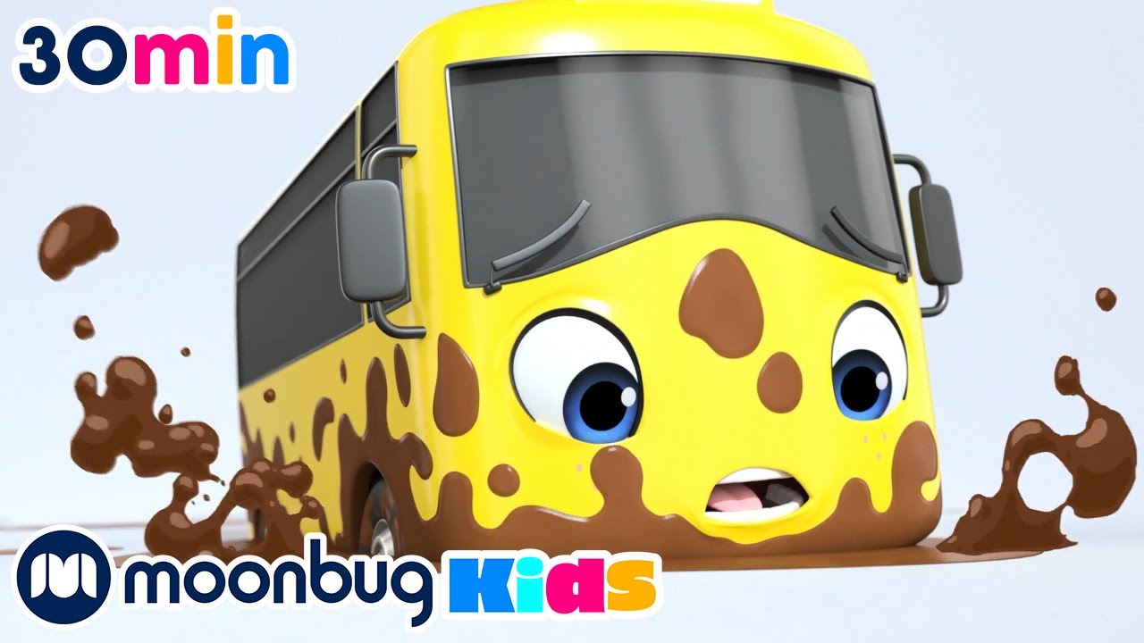 Go Buster - Błotnista pułapka | Bajki i piosenki dla dzieci! | Moonbug Kids po polsku