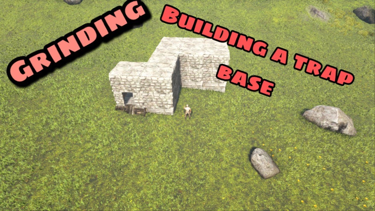 ARK survival evolved: BUILDING AN OP TRAP BASE... (boosted server)