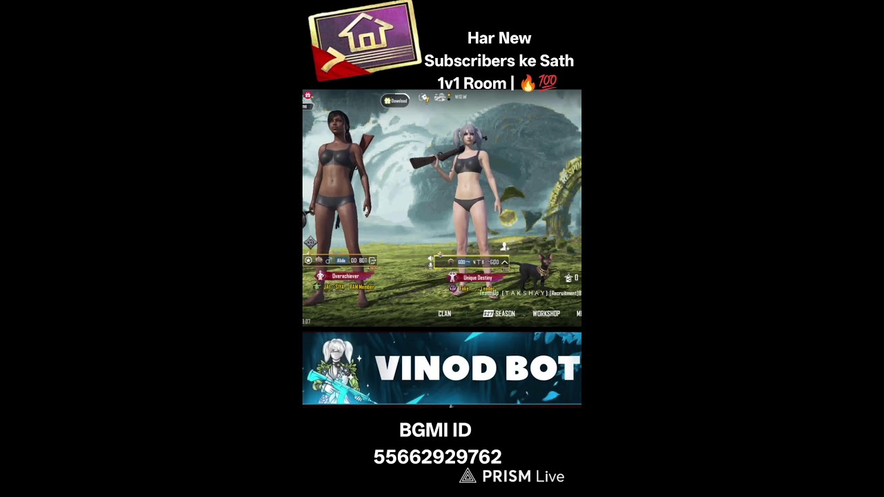 Vinod Bot Live 😎 | BGMI me Noob Public Ki Dhulai 😂