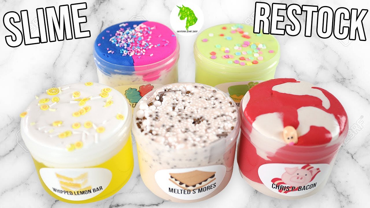 Slime Shop Restock! July 17, 2020! - @UniicornSlimeShop 💦