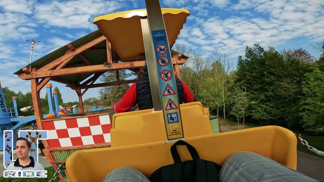 4K - Manège MONORAIL - Parc Bagatelle 2022 | On ride POV #attraction #bagatelle