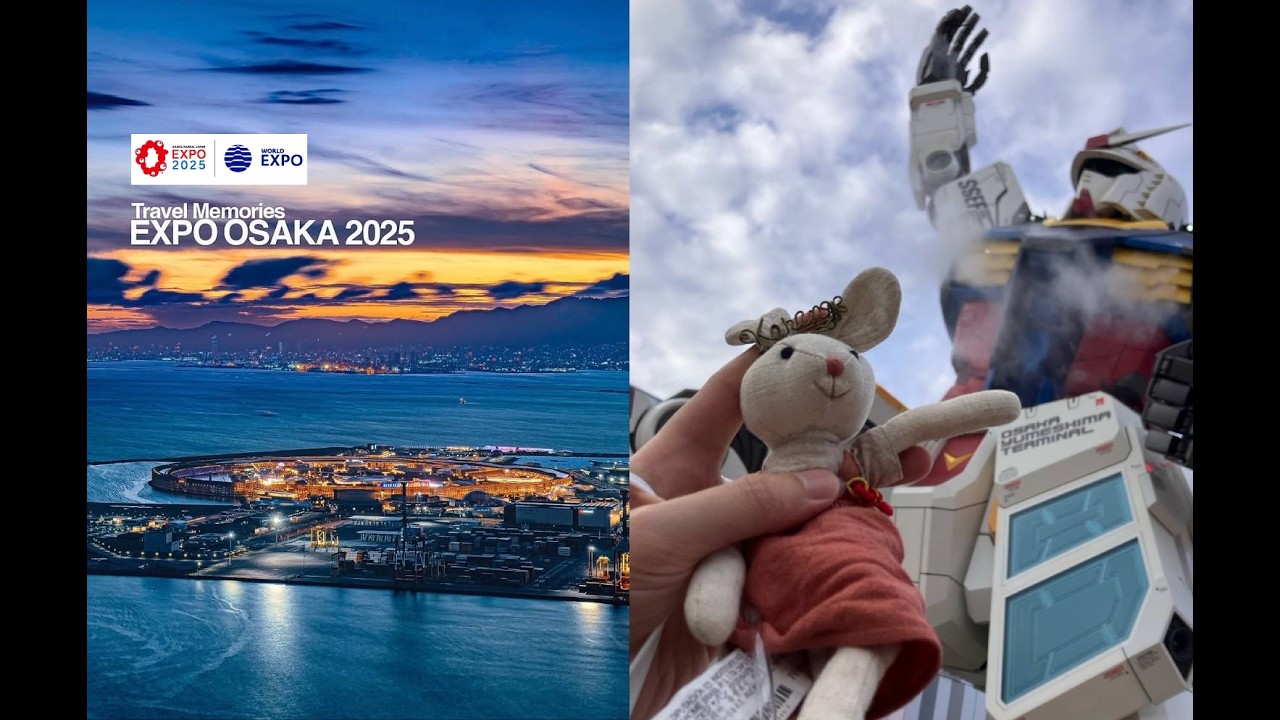 [2025.9.23] 遺憾旅程(3) 「🇯🇵大阪·#関西万博」(Expo 2025 Osaka Kansai) + 京都清水寺求籖｜大屋頂環 ｜ミャクミャク｜高達未來館｜藍夜彩虹遊行 #krsvp
