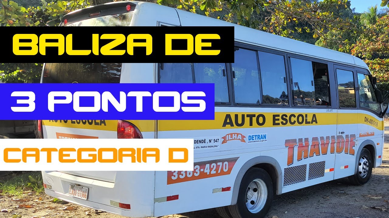 Baliza de 3 pontos Categoria D - &Ocirc;nibus