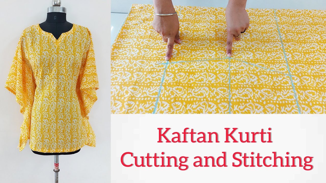 Kaftan Kurti Cutting and Stitching Tips जो आपके बहुत काम आएंगे | Kurti Cutting Tips for Beginners