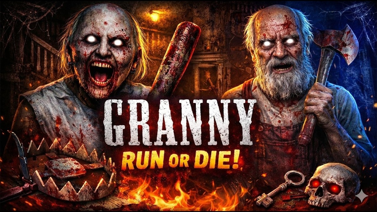 😱GRANNY LIVE'4 HORROR GAMEPLAYHard Nightmare #shortsfeed #shortslive #shorts#horrorgame#granny