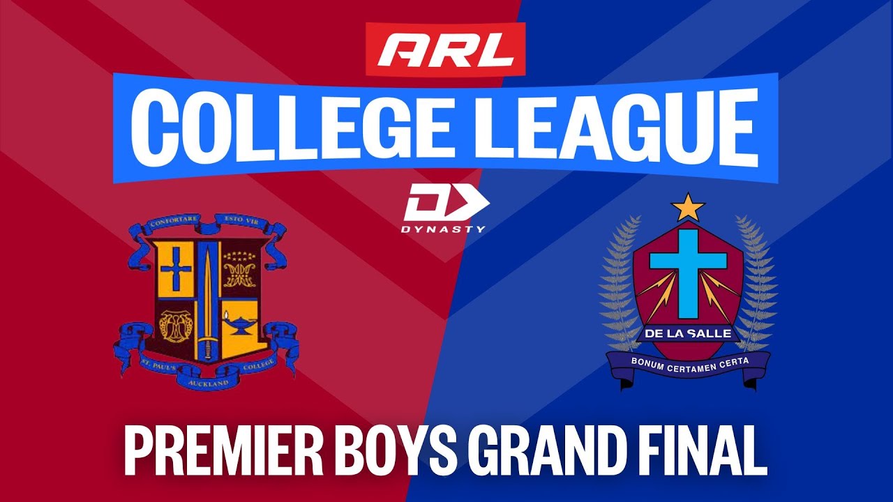 Premier Boys | St Paul’s College v De La Salle College |  2023 Auckland College Rugby League Finals