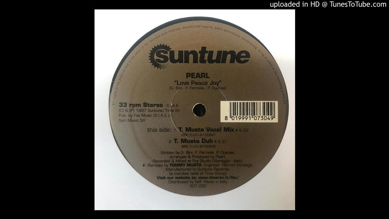 Pearl - Love Peace Joy (Tommy Musto Dub)