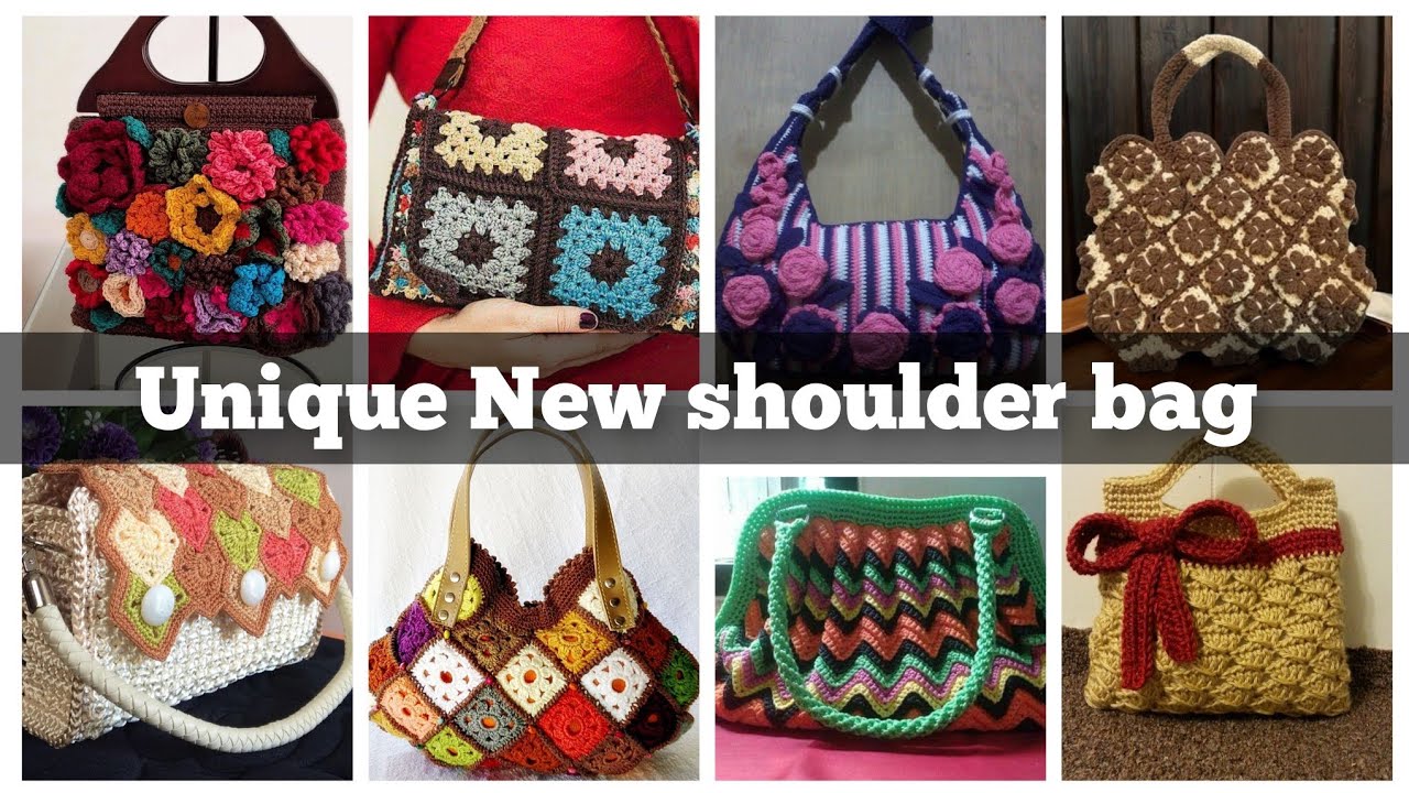 #1 unique stylish crochet hand bags designs/latest attractive crochet purse designs