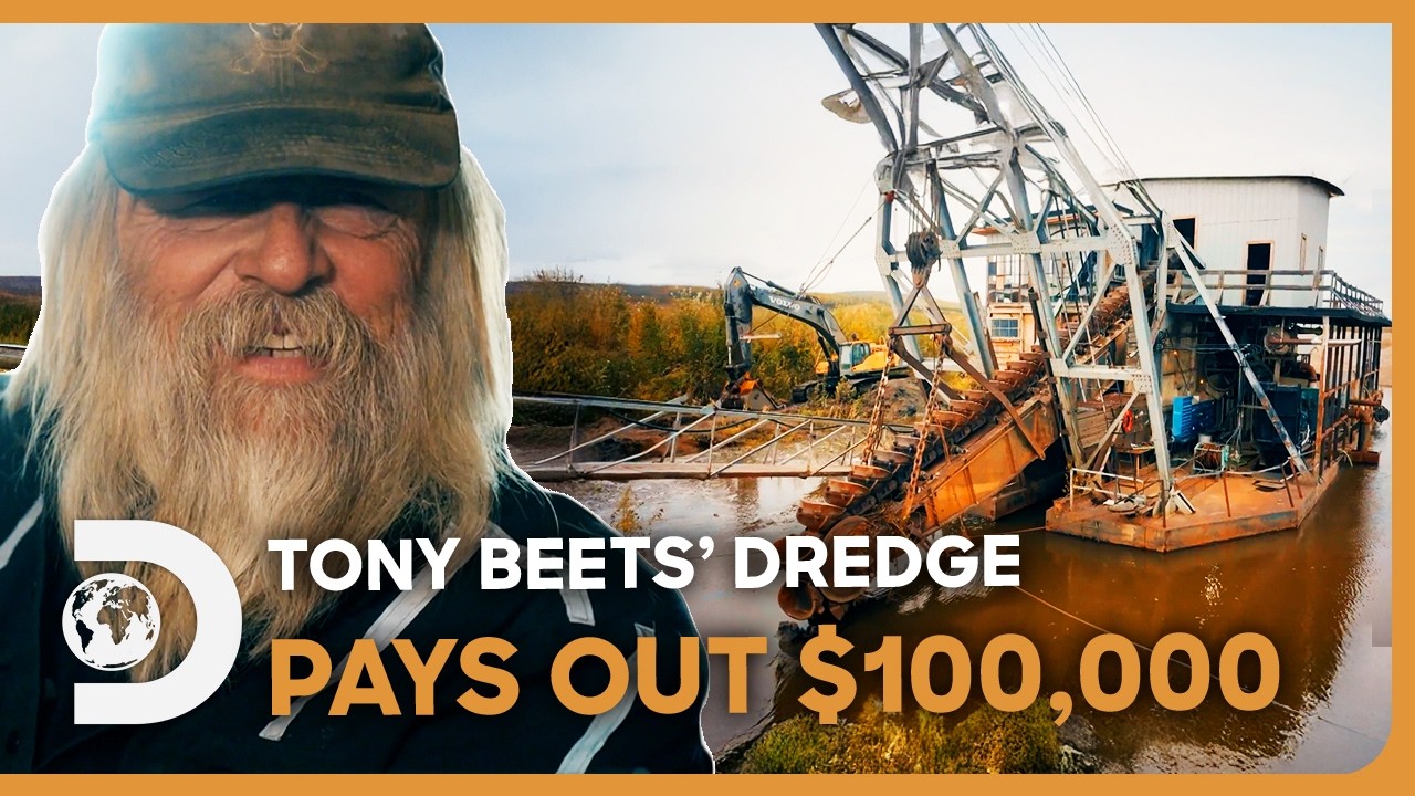 Tony Beets' Old Mining Dredge Pays Out $100,000 In Gold! | Gold Rush