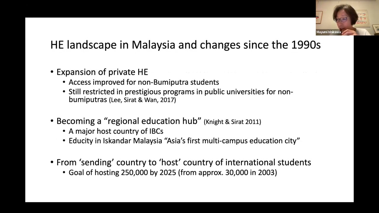 Internationalising the ‘plural society’: Alternative transnational higher education in Malaysia