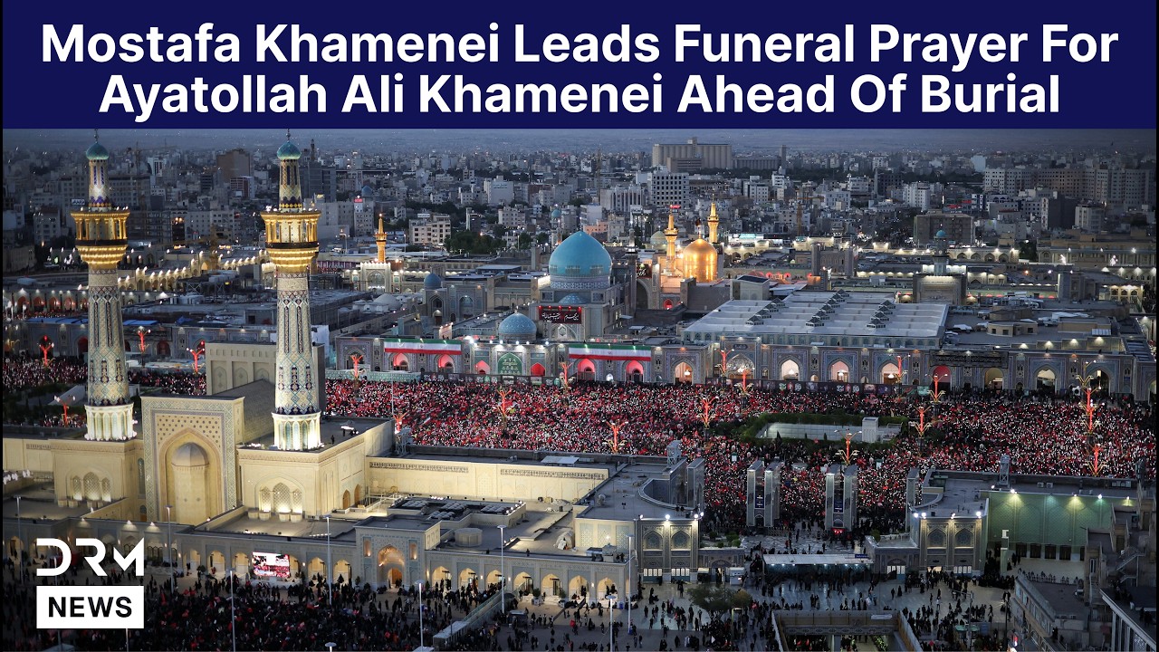 WATCH NOW: Mostafa Khamenei Leads Funeral Prayer for Ayatollah Ali Khamenei Ahead of Burial | AC15